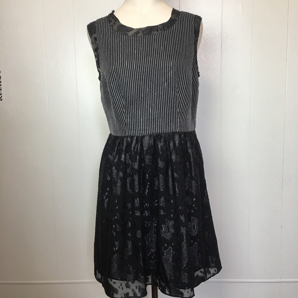 I “heart” Ronson Lurex Black Party Dress Sz. M